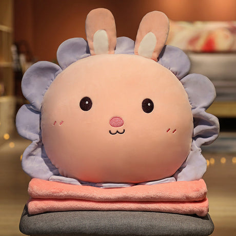 DANDELION Marisol Cozy Cartoon Coral Flannel Summer Towel from DANDELION
