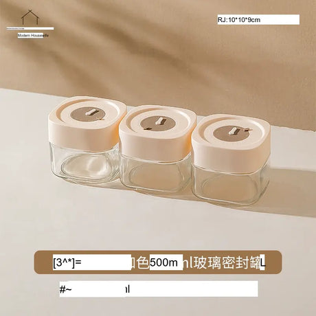 MH XIANXIA Elegant Glass Sealing Food-Grade Storage Jar from MH