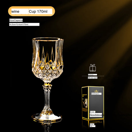 Spar Diamond Wine Glasses from JINSHAN