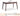 GENJI Hiroshi Solid Wood Folding Dining Table from GENJI