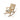 RATTAN CRAFTSMAN Baby Rocker Natural Wood from RATTAN CRAFTSMAN