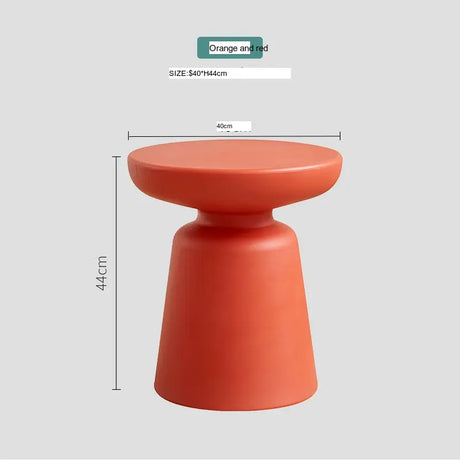 ABOUT WHITE Soren Modern Minimalist Circle Coffee Table from ABOUT WHITE
