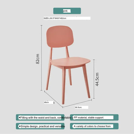 ABOUT WHITE Eldoria Scandinavian Plastic High Chair for Leisure from ABOUT WHITE