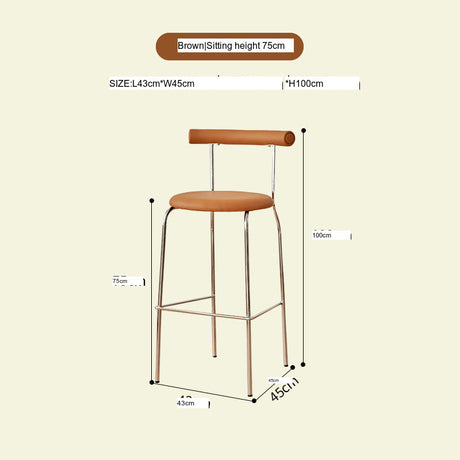 NIYE Solene Modern Chic Luxury High Stool from NIYE
