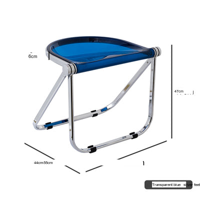 NIYE Montgomery Sleek Transparent Folding Stool from NIYE