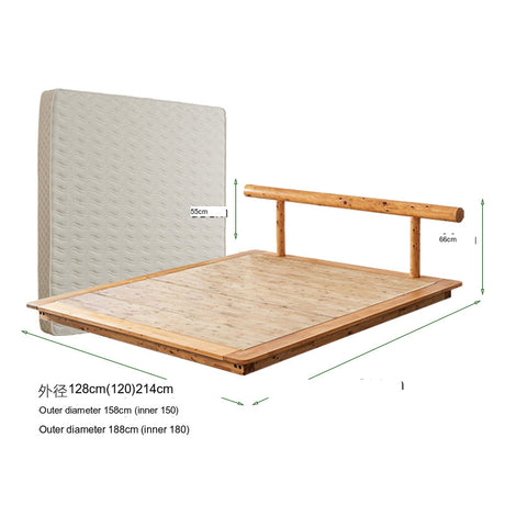 BAIYA SHUNAN Haru Elegant Japanese Cypress Double Bed from BAIYA SHUNAN
