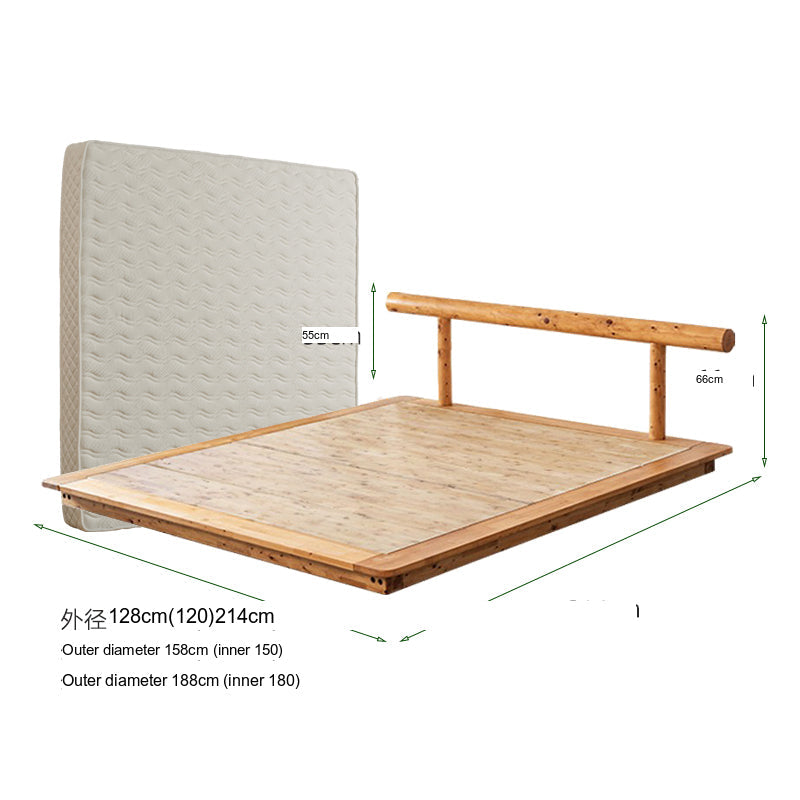 BAIYA SHUNAN Haru Elegant Japanese Cypress Double Bed from BAIYA SHUNAN