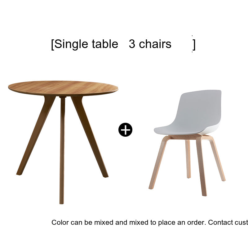 NIYE Carlotta Chic Solid Wood Round Coffee Table from NIYE