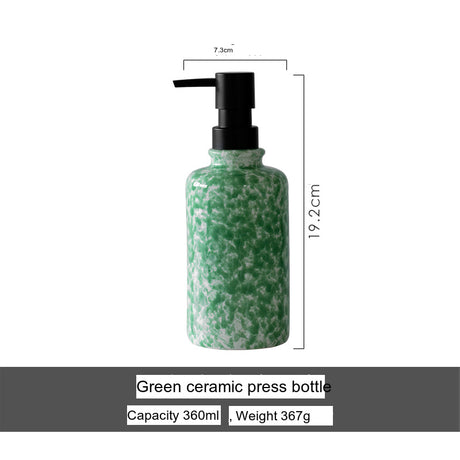 TIANRUN Marcellus Elegant Ceramic Shower Gel & Shampoo Bottle from TIANRUN