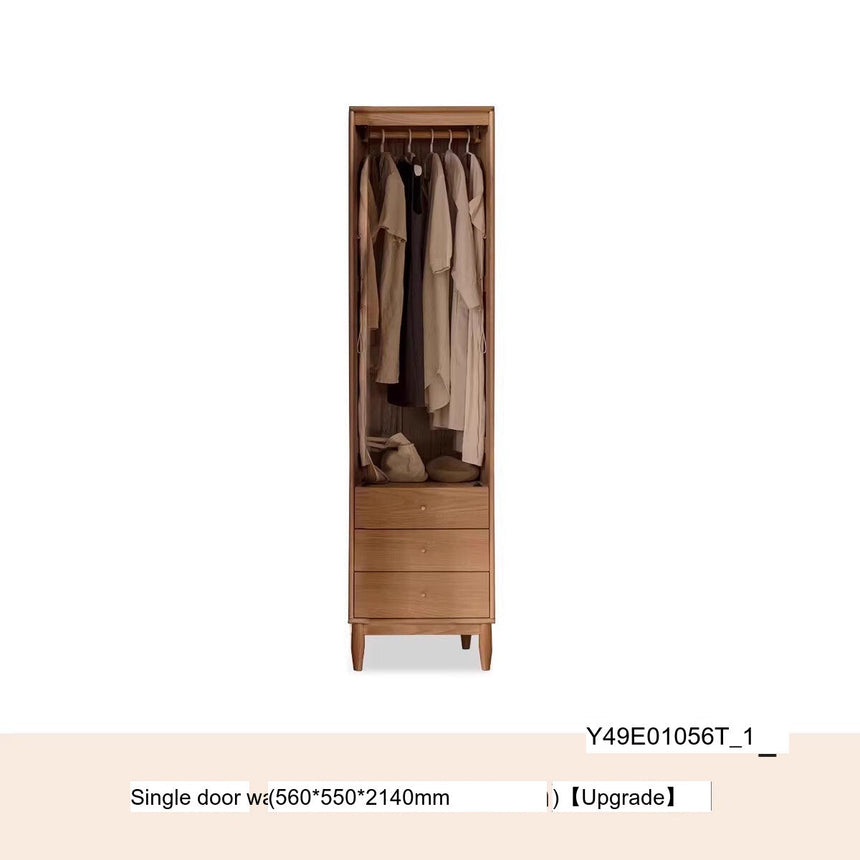 GENJI Aishiko Customizable Nordic Oak Wardrobe from GENJI