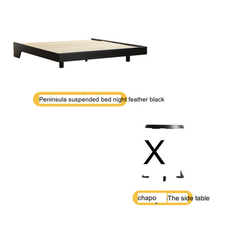 HANKE Iztacalco Solid Wood Minimalist Double Bed from HANKE