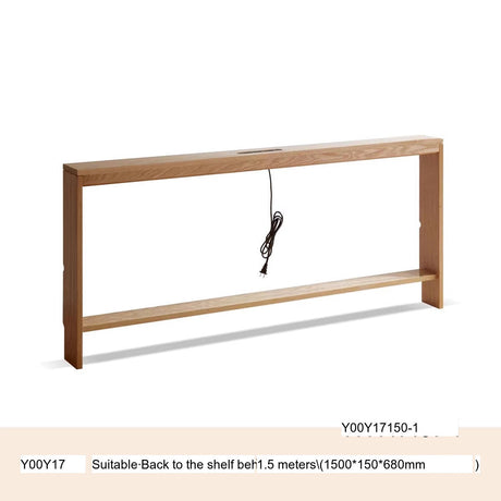 GENJI Kiyoshi Elegant Solid Wood Multi-Functional Wall Shelf from GENJI