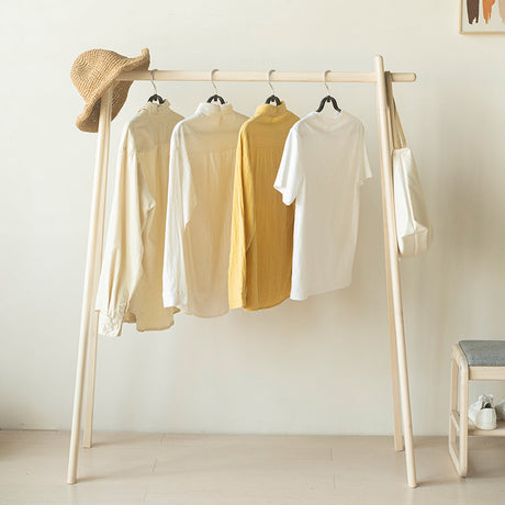 Jessie Solid Wood Clothing Rack from maija