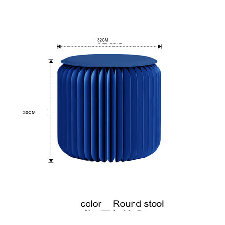 SHIBA Tameshigawa Chic Minimal Folding Round Stool from SHIBA