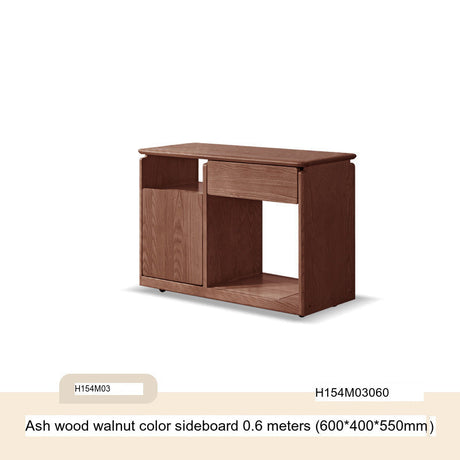 GENJI Elowen Modern Solid Wood Storage Cabinet from GENJI