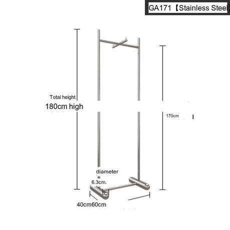 SM Finn Silver Clothing Hanger Stand from SM