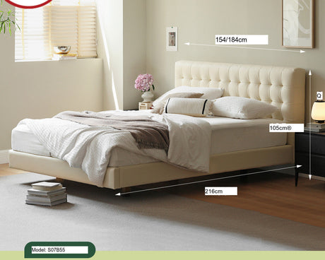 GENJI Minho Elegant Minimalist Suspended Double Bed from GENJI