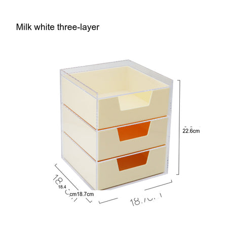 EPIUS Aranauka Stylish Acrylic Multi-Layer Storage Box from EPIUS