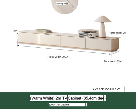 GENJI Aranella Creamy Solid Wood Floor Cabinet. from GENJI