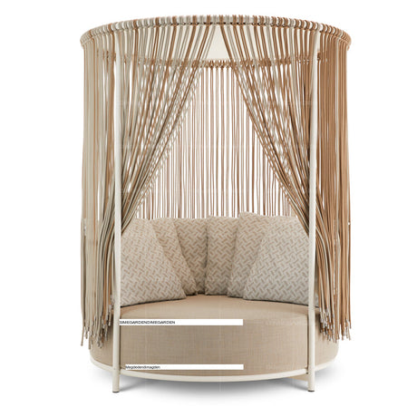DIME GARDEN Tamsin Elegant Round Rattan Reclining Bed from DIME GARDEN