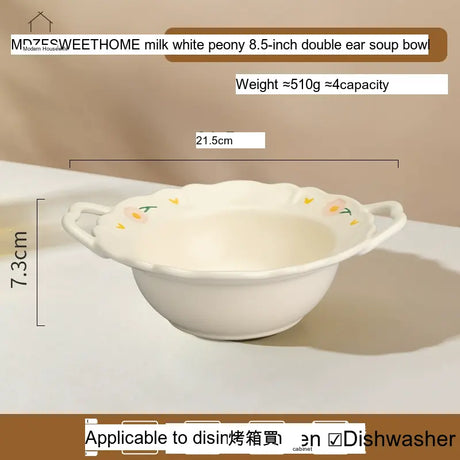 MH Lysandra Elegant Dining Set Premium Ceramic Tableware from MH