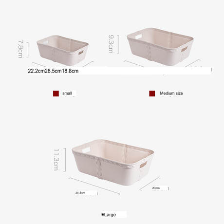 TIANRUN Elowen Stylish Versatile Plastic Basket Kitchen Storage System from TIANRUN