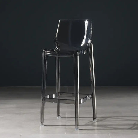 ABOUT WHITE Yamanashi Sleek Transparent Bar Chair from ABOUT WHITE