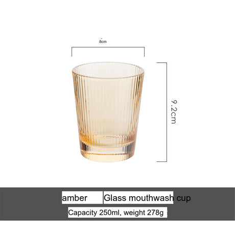 TIANRUN Alhambra Cozy Nordic Striped Wash Cup Set from TIANRUN