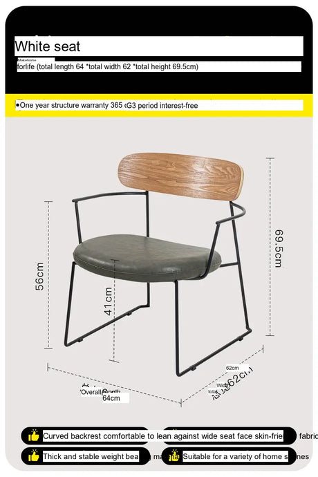 ABOUT WHITE Elowen Cozy Modern Dining Chair from ABOUT WHITE