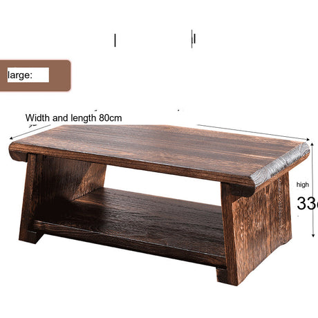 PAULOWNIA Akihiro Elegant Foldable Bay Window Table from PAULOWNIA