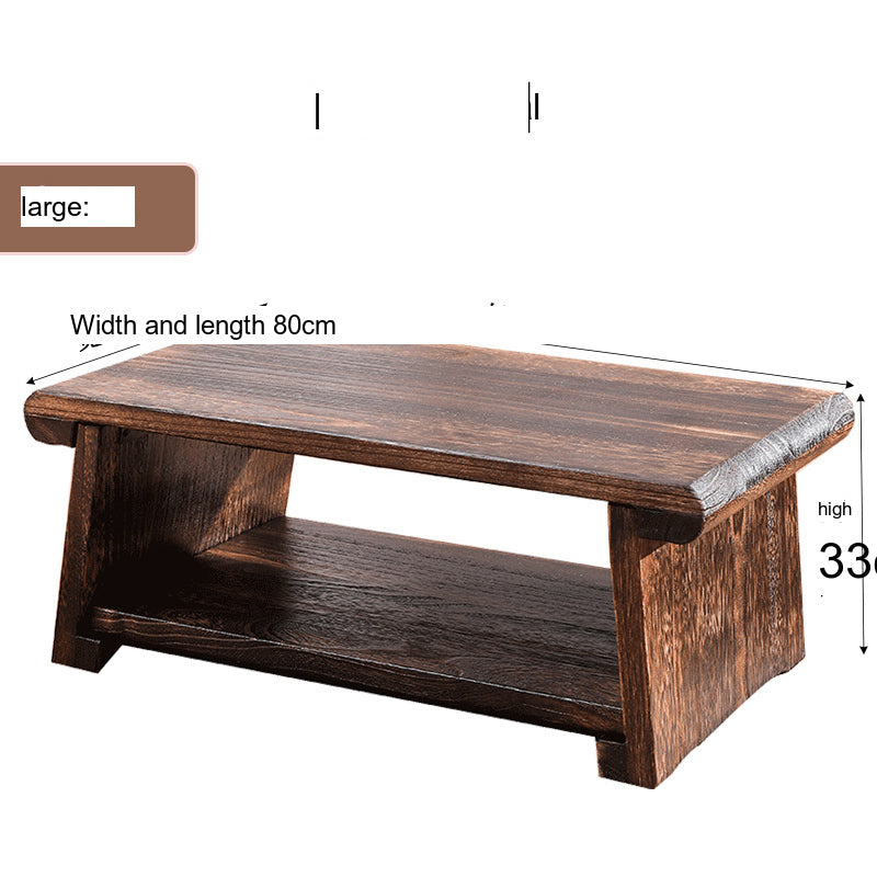 PAULOWNIA Akihiro Elegant Foldable Bay Window Table from PAULOWNIA