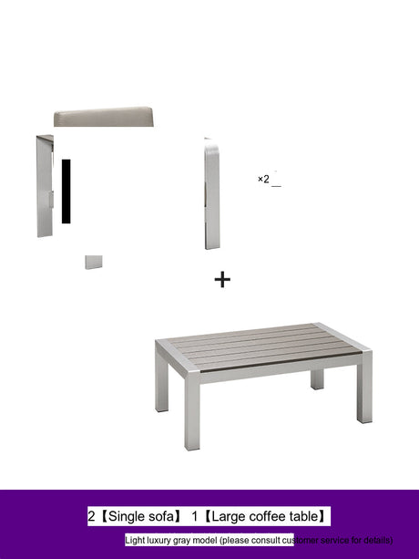 ZIYE Kaohsiung Waterproof Stylish Outdoor Sofa Set from ZIYE