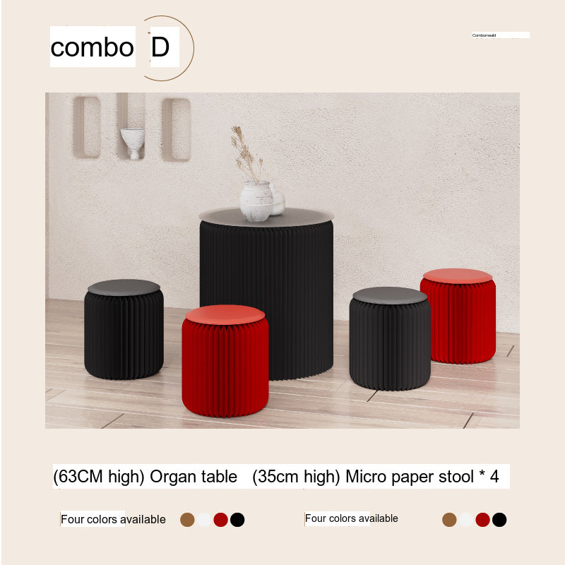 SHIBA Izumi Compact Modern Round Coffee Table Set from SHIBA