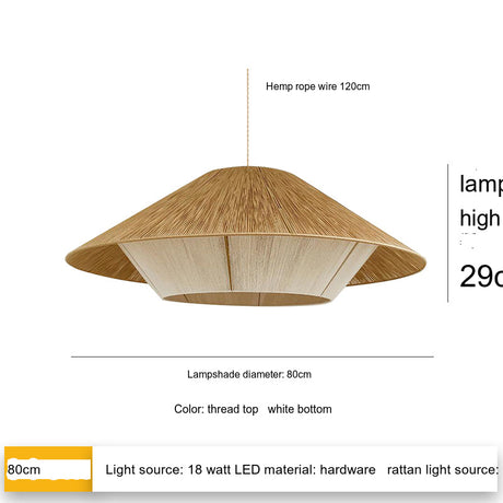 MAILANG Haruki Minimalist White Woven Ceiling Lamp. from MAILANG