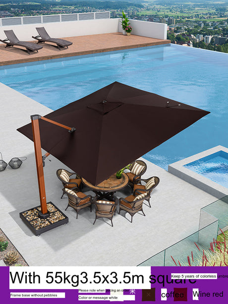 ZIYE Shinjuku Elegant Solar-Powered Street Umbrella Villa from ZIYE