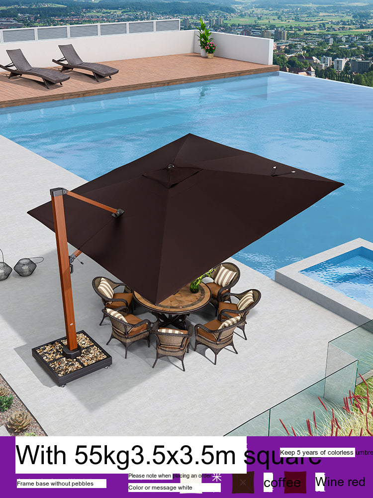 ZIYE Shinjuku Elegant Solar-Powered Street Umbrella Villa from ZIYE