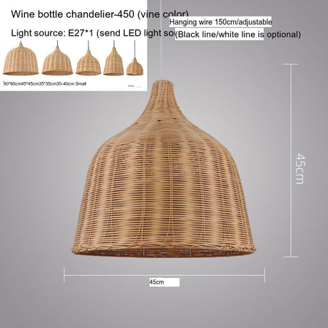 BOJI Takumi Elegant Bamboo Ceiling Lamp from BOJI