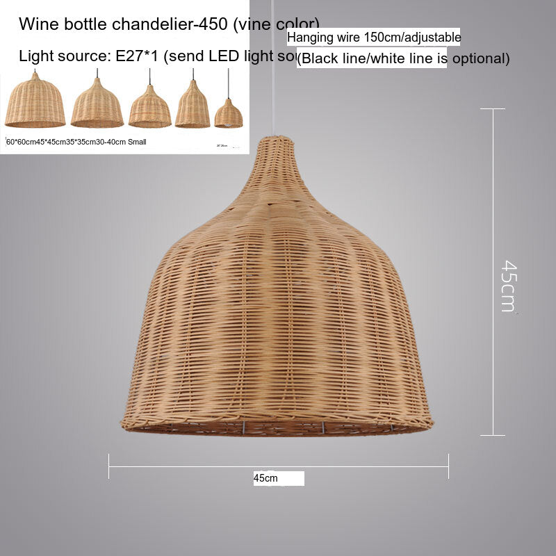 BOJI Takumi Elegant Bamboo Ceiling Lamp from BOJI