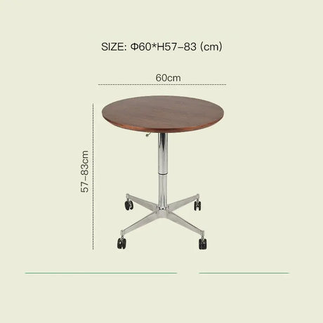 LAZYSPACE Zoey Solid Wood Lift Table from LAZYSPACE