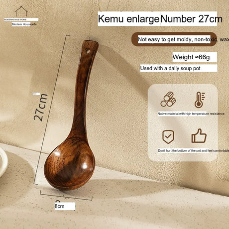 MH Yamaguchi Hana Sleek Ergonomic Wooden Spoon from MH