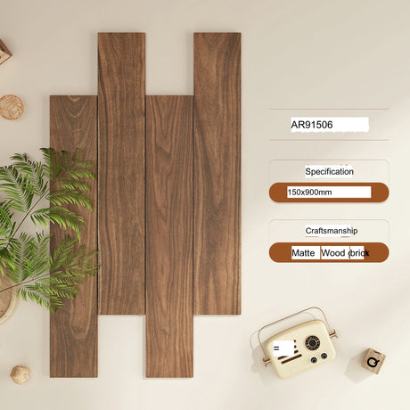 LOFTWELL Santiago Elegant Porcelain Wood Finish Tile from LOFTWELL