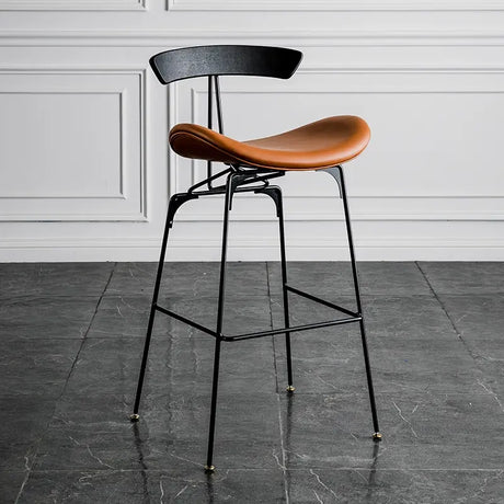 ABOUT WHITE Amaya Elegant Industrial Bar Stool from ABOUT WHITE