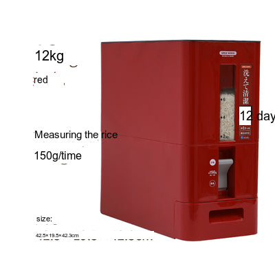 BOER Akihiko Moisture-Proof Insect-Resistant Rice Storage Cylinder from BOER