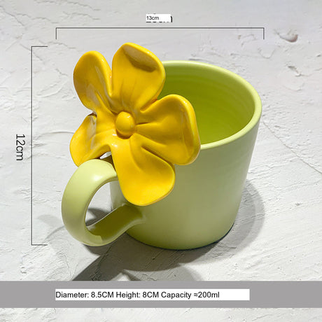 LIVETAI Seraphina Nordic Cute Colorful Ceramic Mug from LIVETAI