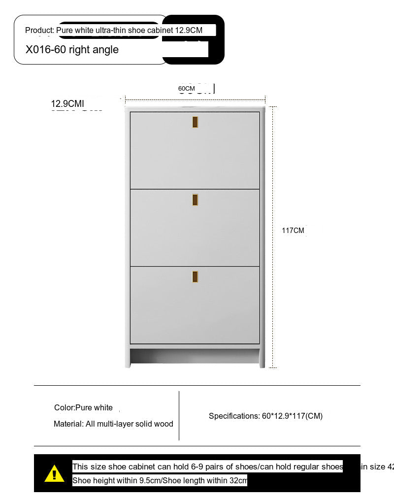 Leia Ultra Thin Shoe Cabinet from MODENG