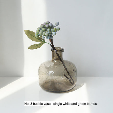 LIVETAI Elowen Elegant Transparent Floral Vase from LIVETAI