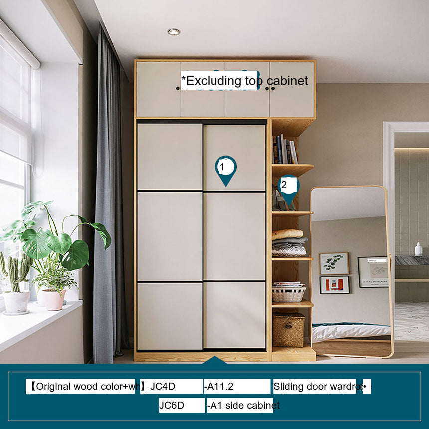 LINSYKIDS Japanese Style Sliding Door Wardrobe from LINSY KIDS