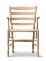 GENJI Hiroshi Elegant Solid Wood Retro Armchair Dining Chair from GENJI