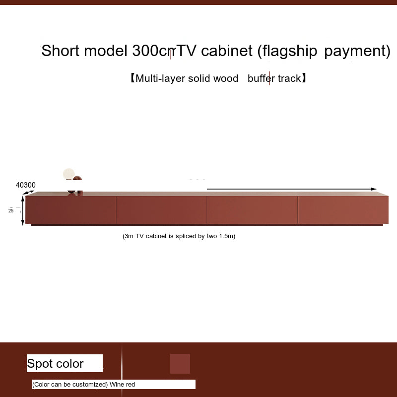 KOCU HOME Santiago Elegant Custom Solid Wood TV Cabinet from KOCU HOME