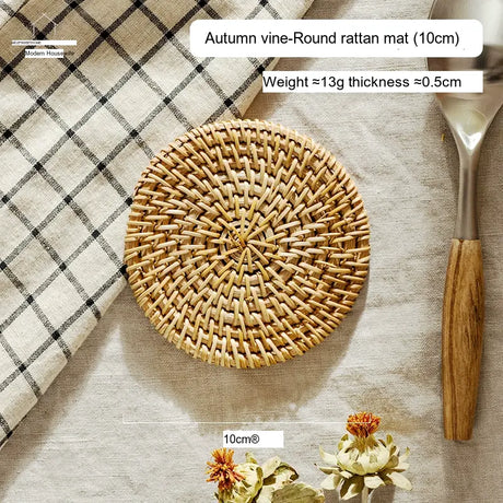 MH Isolde Premium Rattan Heat-Resistant Table Pad from MH